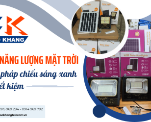 Đèn năng lượng mặt trời - Giải pháp chiếu sáng xanh, tiết kiệm cho mọi nhà