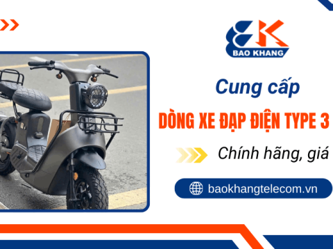 Dòng xe đạp điện type 3 pro chính hãng - Thiết kế hiện đại, giá tốt