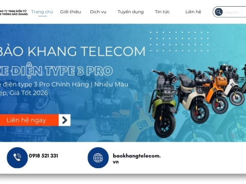 Xe điện type 3 Pro 1200W | Chính Hãng Bảo Khang Telecom