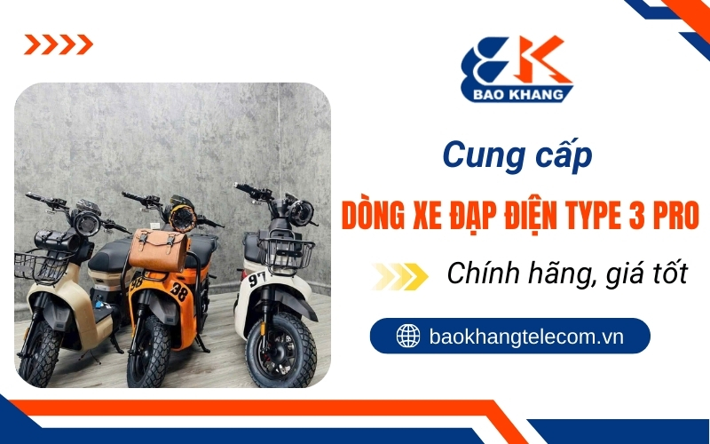 dòng xe đạp điện type 3 Pro