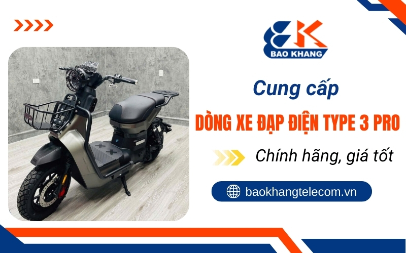 dòng xe đạp điện type 3 Pro