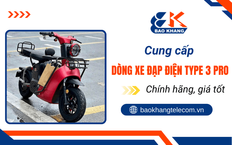 dòng xe đạp điện type 3 Pro