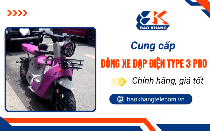 dòng xe đạp điện type 3 Pro