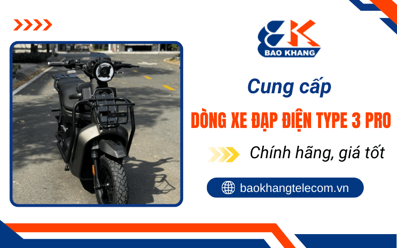 dòng xe đạp điện type 3 Pro