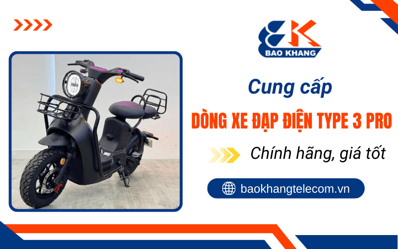 dòng xe đạp điện type 3 Pro