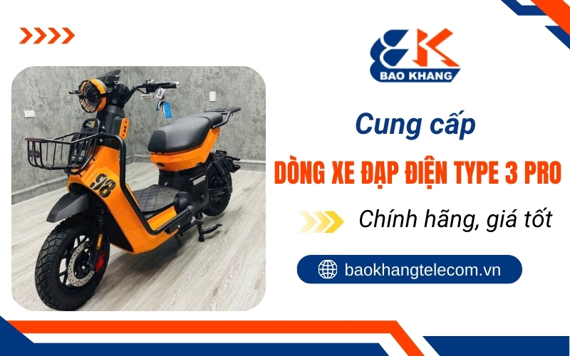 dòng xe đạp điện type 3 Pro