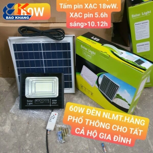 Đèn NLMT 60 W Sáng Mạnh
