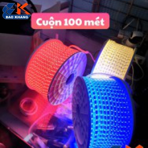 CUỘN 100 M LED ĐÔI DÂY, ĐỔI 7 MÀU
