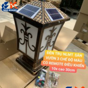 ĐEN TRỤ NLMT SÂN VƯỜN