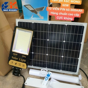 Đèn đường 400w cao cấp năng lượng mặt trời