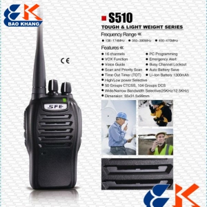 BỘ ĐÀM S510 HÀNG TỐT CHUẨN CÓ GIẤY PHÉP SỬ DỤNG TOÀN QUỐC,NHỎ GỌN HÀNG CHUẨN O HƯ VẶT,XÀI BAO NHIÊU NĂM CHƯA BIẾT HƯ LÀ GÌ