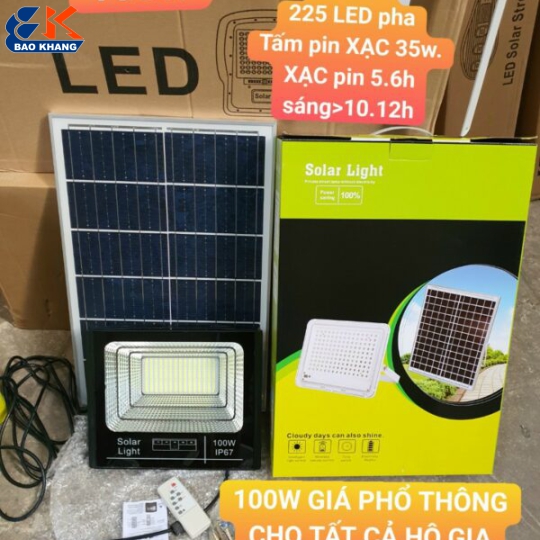 Đèn NLMT 100 W Sáng Mạnh