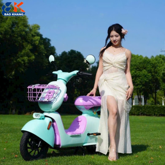 XE ĐIỆN K2 MÀU XANH TÍM