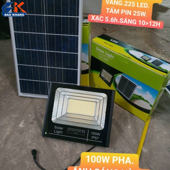 100 W Pha Ánh Sáng Vàng