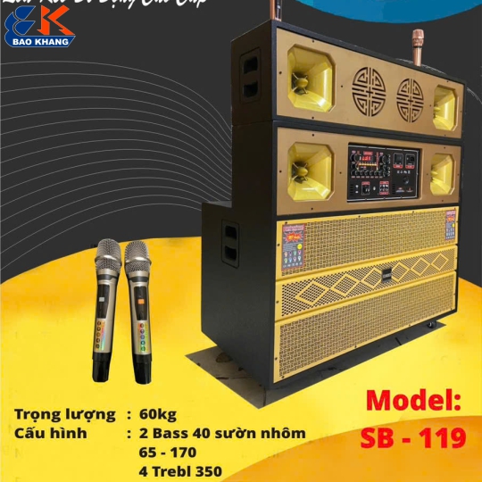 LOA KARAOKE SOUNDBOX MODEL SB - 119