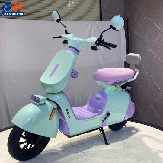 XE ĐIỆN K2 MÀU XANH TÍM