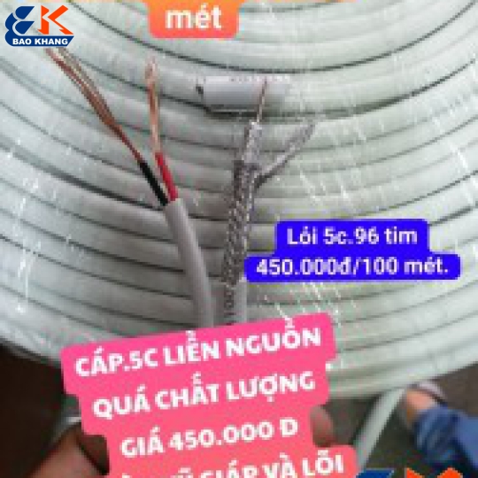CÁP 5 C LIỀN NGUỒN