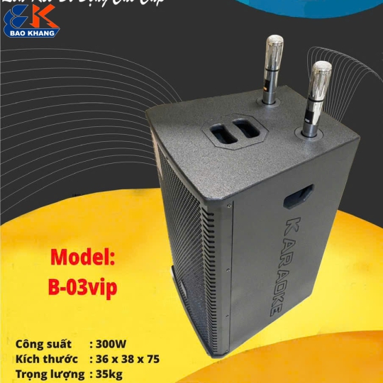 LOA KARAOKE SOUNDBOX MODEL B-03VIP