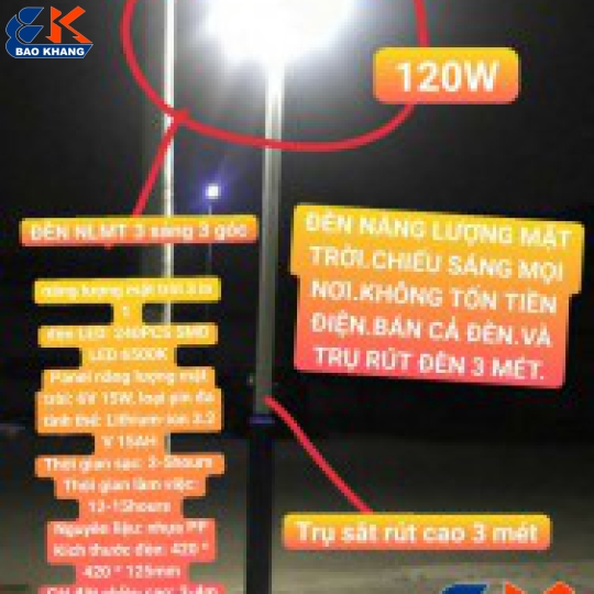 ĐÈN NLMT 3 SÁNG 3 GÓC ĐÈN ĐĨA BAY 120W VÀ 200W, HOT NHẤT THỊ TRƯỜNG HIỆN NAY