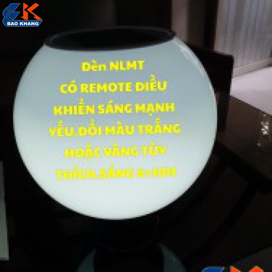 ĐÈN NLMT CÓ ĐIỀU KHIỂN REOMOTE CẦU TRÒN,LẮP TRỤ CỔNG,SÂN VƯỜN…