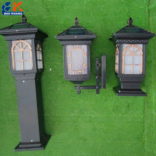 ĐÈN LED SOLAR PARK LIGHTS MÀU ĐEN