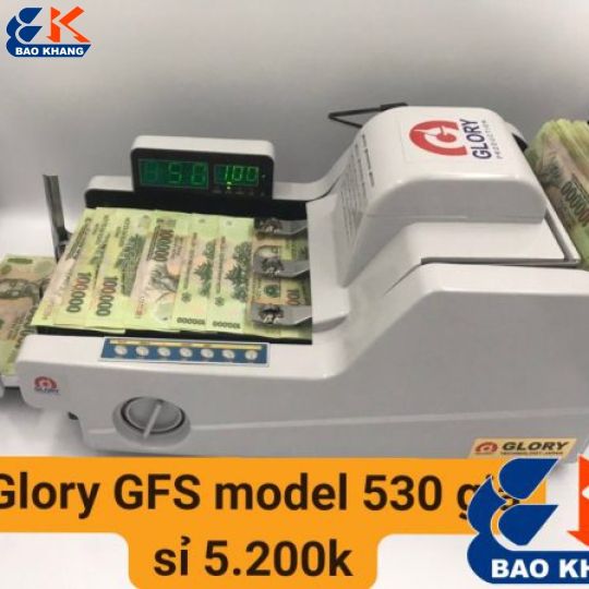 GLORY GFS MODEL 530 ĐIẾM TIỀN CHUẨN CHÍNH XÁC,PHÂN BIỆT TIỀN GIẢ,USD GIẢ,,,,