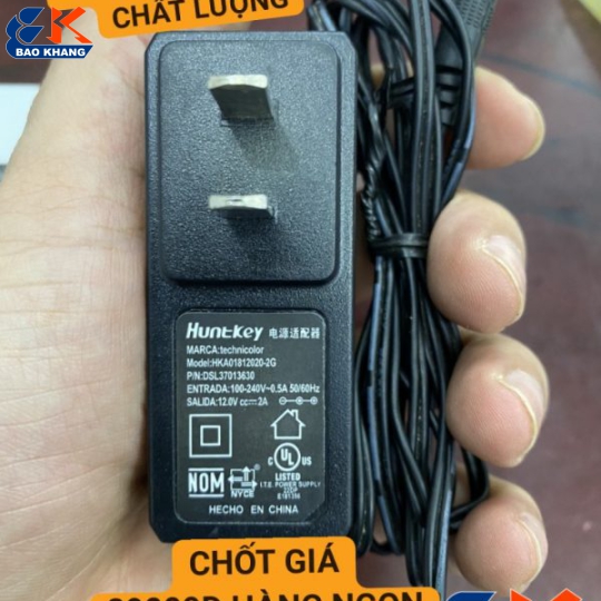 NGUỒN 12VOL 2A CHUẨN ZIN HUNTKEY