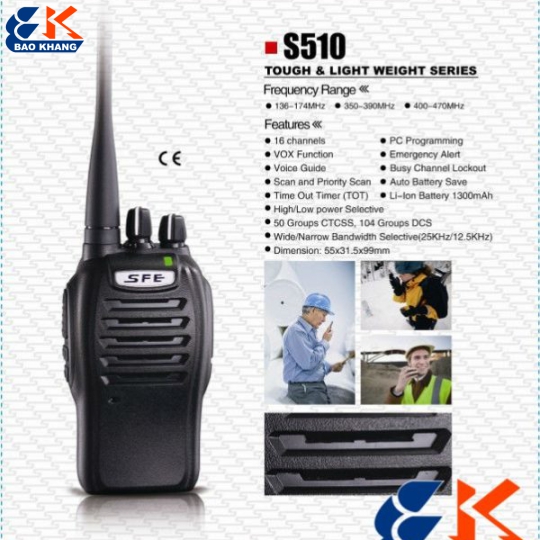 BỘ ĐÀM S510 HÀNG TỐT CHUẨN CÓ GIẤY PHÉP SỬ DỤNG TOÀN QUỐC,NHỎ GỌN HÀNG CHUẨN O HƯ VẶT,XÀI BAO NHIÊU NĂM CHƯA BIẾT HƯ LÀ GÌ