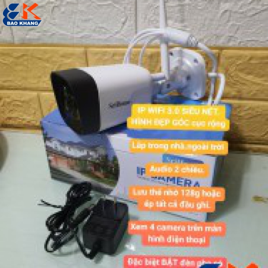 IP WIFI 3.0 HÌNH CỰC ĐẸP LẮP TRONG NHÀ, NGOÀI TRỜI,HÀNG CHUẨN ÍT HƯ VẶT,LƯU THẺ NHỚ ÉP ĐẦU GHI