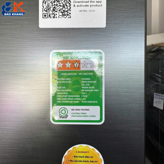 TỦ LẠNH TOSHIBA INVERTER 555 LÍT 